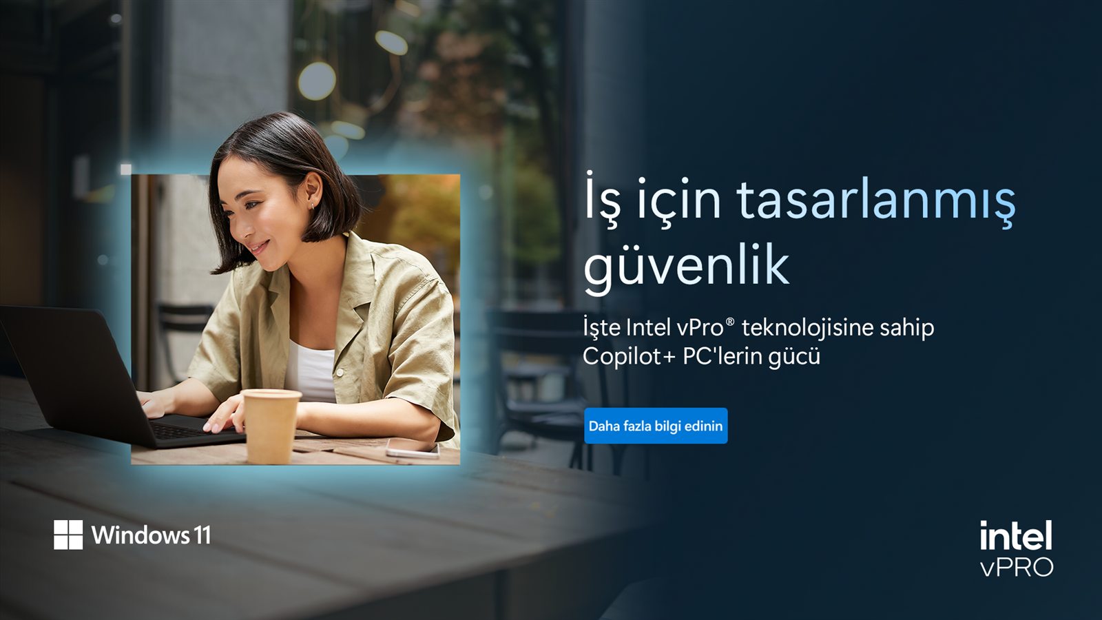 İş için tasarlanmış güvenlik — Intel vPro teknolojisine sahip Copilot+ PC'ler