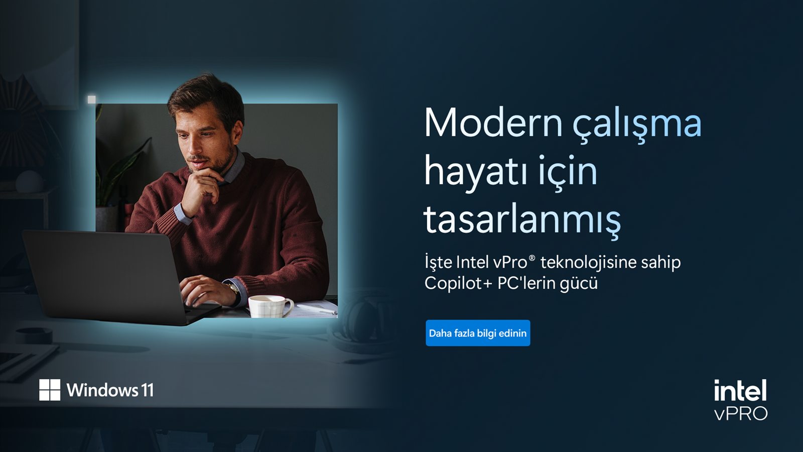 Modern çalışma hayatı için tasarlanmış Windows 11 Pro bilgisayarlar